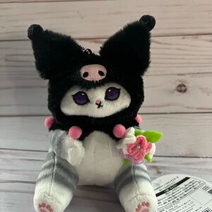 Mofusand x Kuromi keychain plush